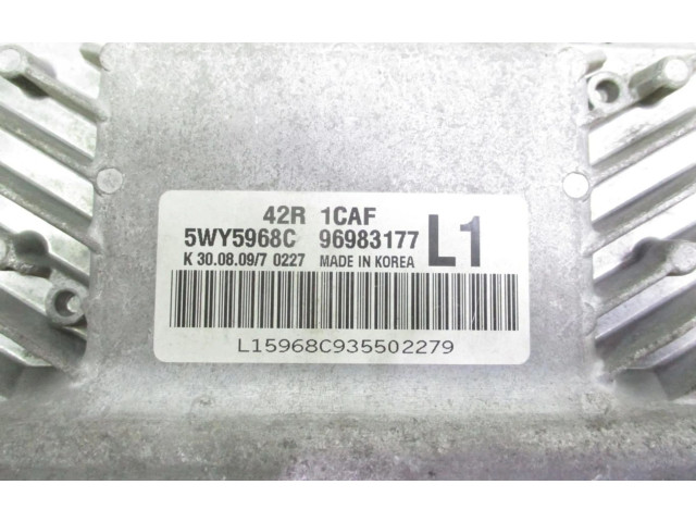 Блок управления двигателем Блок управления 96983177   Chevrolet Astra