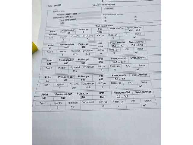 Жиклер (жиклеры) (форсунка (форсунки) 30777526   Volvo  V70  2008 - 2013 года