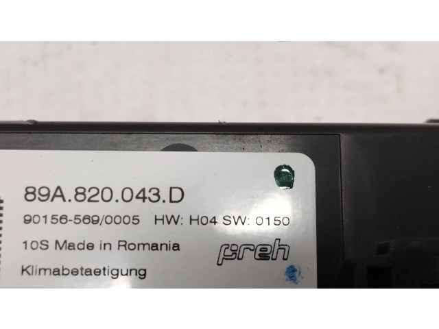 Блок управления климат-контролем 1EA907727AH, 5HB014360   Audi Q4 Sportback e-tron