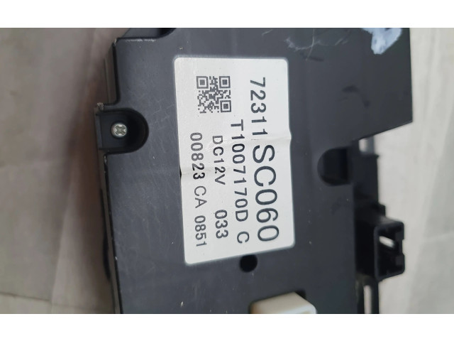 Блок управления климат-контролем 72311SC060, T1007170D Subaru Forester SH