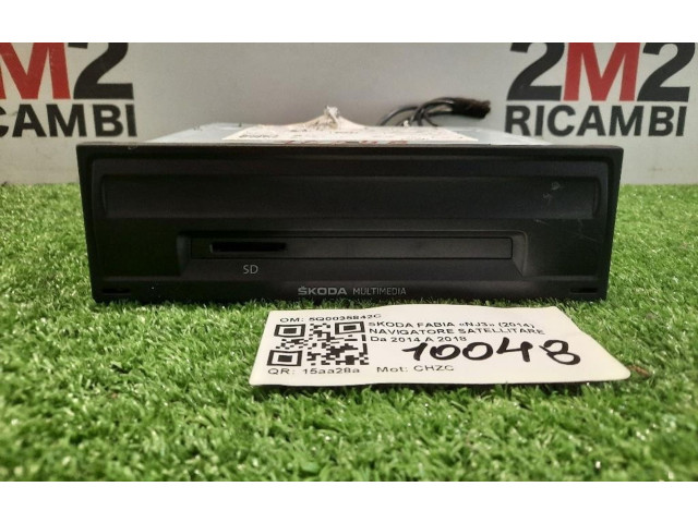 Радио/ проигрыватель CD/DVD / навигация 5Q0035842C, 5Q0035842C    Skoda Fabia Mk3 (NJ)