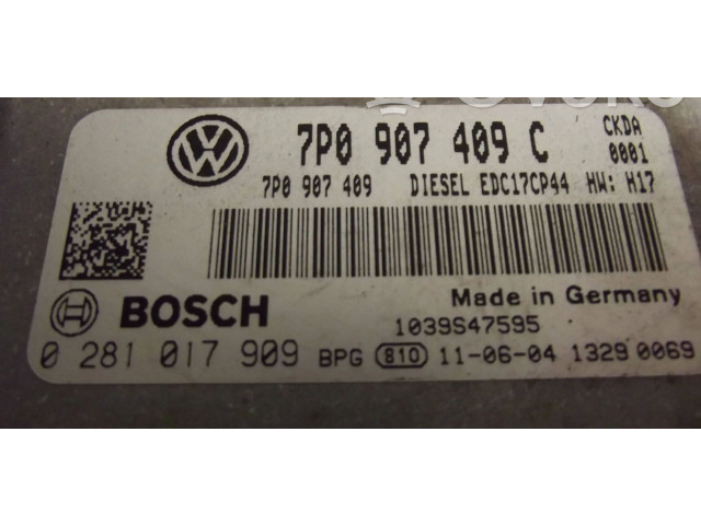 Řídící jednotka 7P0907409C, 7P0907409 Volkswagen Touareg II 2012