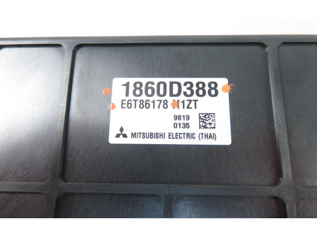 Блок управления двигателя E6T86178, 1860D388   Mitsubishi Mirage VI G4 Attrage