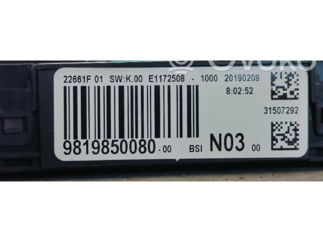 Блок предохранителей 9819850080 Peugeot 2008 I