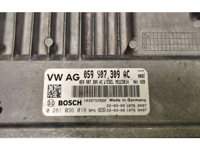 Řídící jednotka 059907309AC, 0281036018 Audi Q7 4M 2022