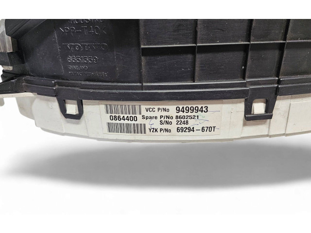 Панель приборов 9499943, 8602521   Volvo XC90       