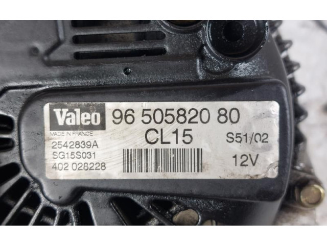 Генератор 9650582080, 9650582080 Citroen Xsara Picasso