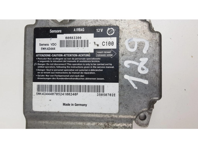 Блок подушек безопасности 5WK43444, 60683300 Alfa Romeo GT