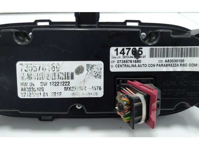 Блок управления климат-контролем 735576169, 12221222 Fiat 500L