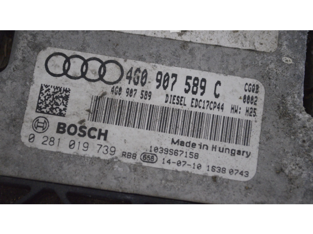 Řídící jednotka 4G0907589C, 0281019739 Audi A7 S7 4G 2014