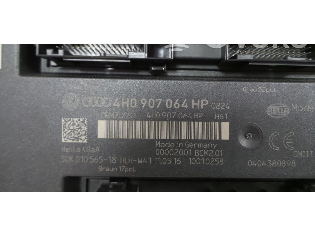 Модуль управления BSM 4H0907064HP, 4H0907064HB Audi A6 S6 C7 4G