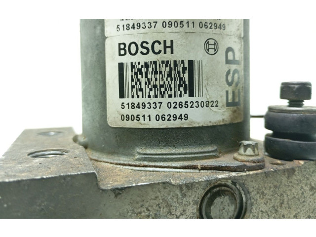 Jednotka ABS 51849337, 0265230822 Fiat 500 2009