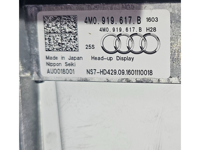 Дисплей    4M0919617B, AU0018001   Audi SQ7