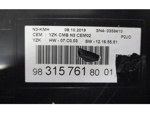 Přístrojová deska Opel Corsa F 2022 9831576180