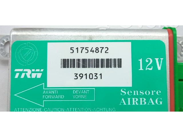 Блок управления надувных подушек 51795431, 51754872   Fiat Grande Punto