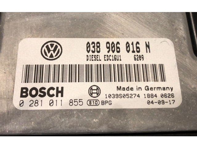 Řídící jednotka 038906016N Volkswagen Transporter - Caravelle T5 2003