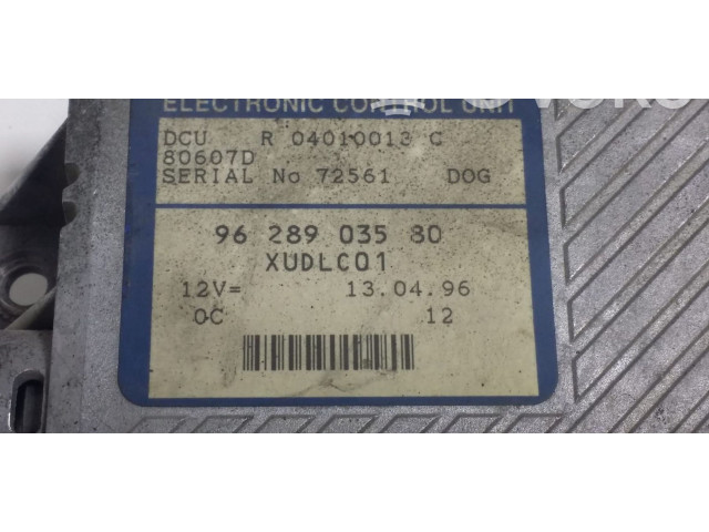 Блок управления климат-контролем 9628903580, 9628903580   Fiat Ulysse