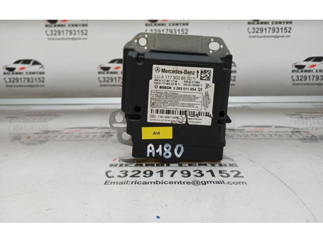 Блок подушек безопасности A1179008600, 0285011954 Mercedes-Benz A W176
