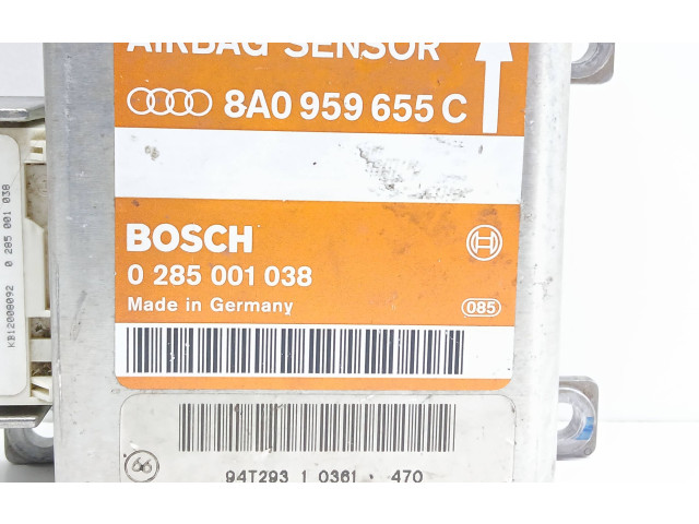 Блок подушек безопасности 8A0959655C, 0285001038   Audi A6 S6 C4 4A