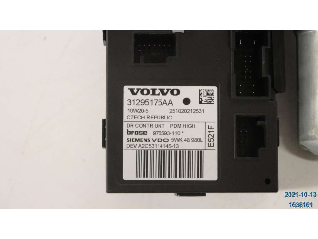 Турбина Передний двигатель механизма для подъема окон Volvo V50  31295234    двигателя D4162T      