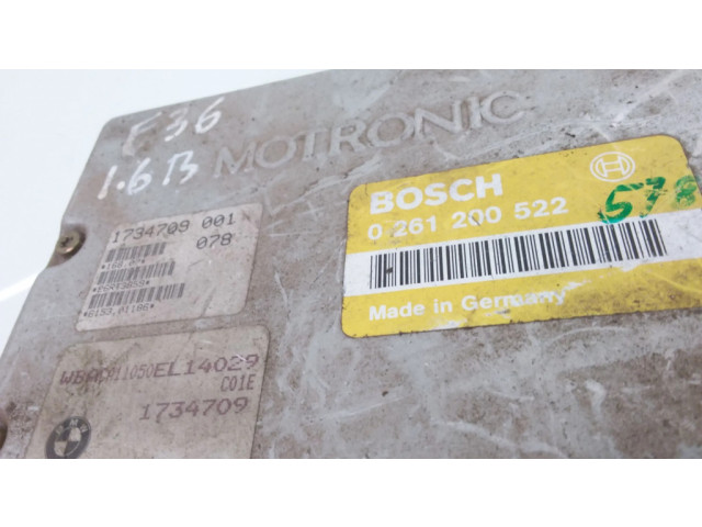 Řídící jednotka 0261200522, 1734709 BMW 3 E36 1993