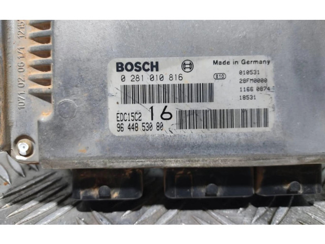 Блок управления двигателя 0281010816   Peugeot Expert