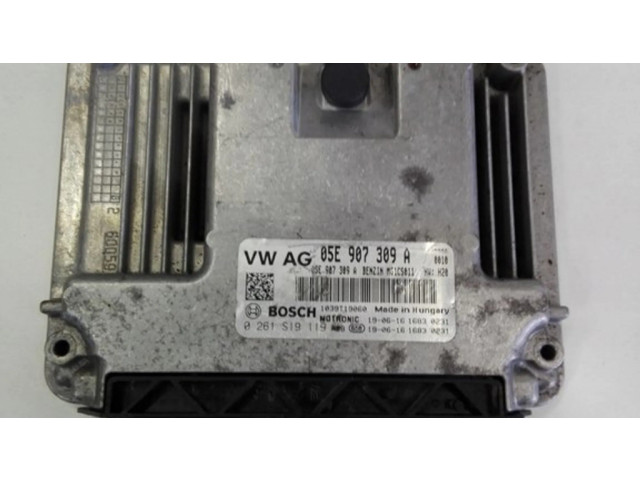Блок управления двигателя 05E907309A Skoda Octavia Mk3 (5E)