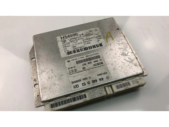 Řídící jednotka 4144460153, 0265109617 Mercedes-Benz Vaneo W414 2002