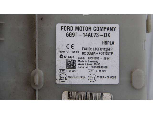 Блок комфорта 6G9T14A073DK, LTQF01125TP Ford Galaxy