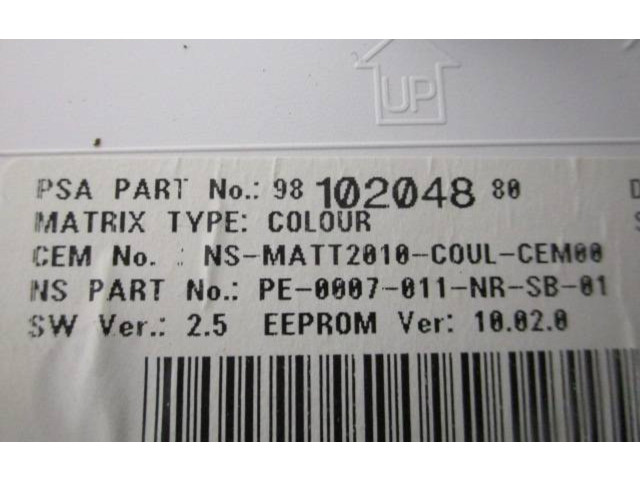 Панель приборов 9810204880 Citroen DS4