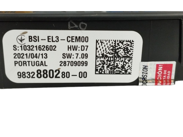 Модуль управления BSM 9832880280   Peugeot Partner III    