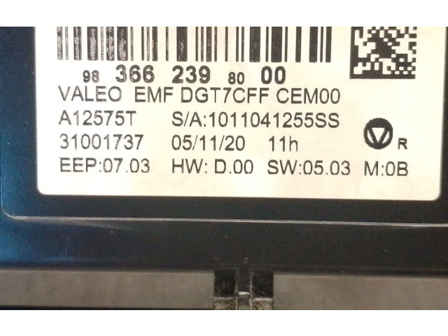 Дисплей 9836623980, A12575TVALEO Peugeot 2008 II