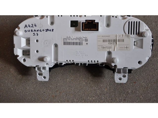 Přístrojová deska Dodge Durango 2018 68352393AC
