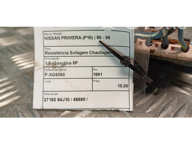 Вентилятор печки 27150, 64J10   Nissan Primera    