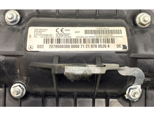 Подушка безопасности пассажира 2078600300, A2078600300   Mercedes-Benz E A207