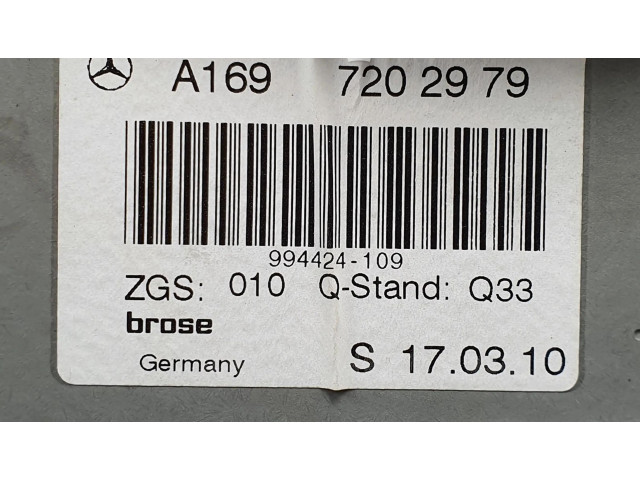Turbodmychadlo Передний електрический механизм для подъема окна без двигателя A1697202979 Mercedes-Benz A W169