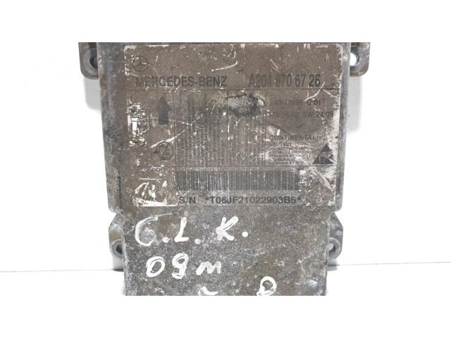 Блок подушек безопасности A2048706726   Mercedes-Benz GLK (X204)