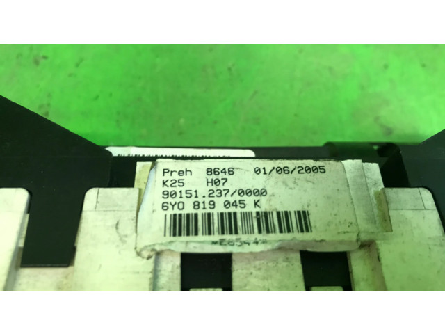 Блок управления климат-контролем 6Y0819045K, 6Y0819045 Skoda Fabia Mk1 (6Y)