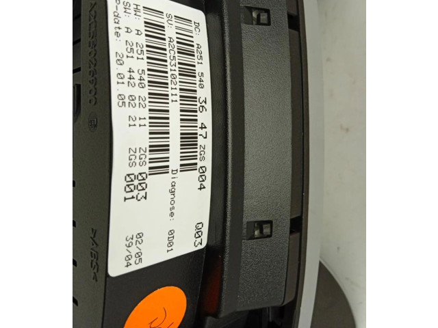 Панель приборов A2515403647 Mercedes-Benz ML W164