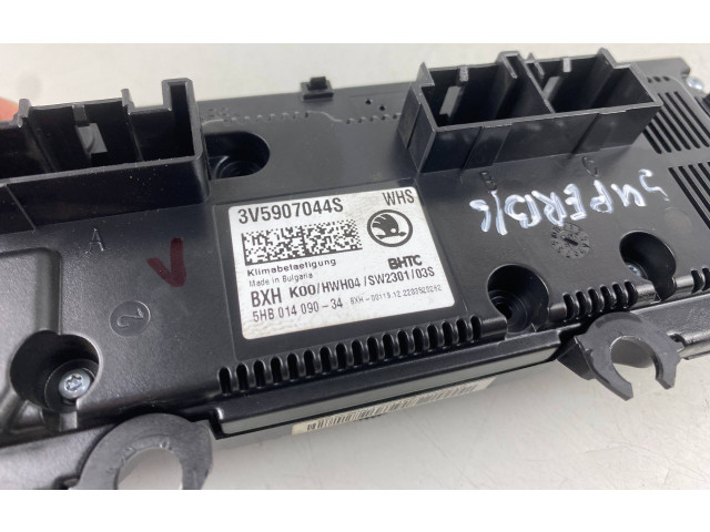 Блок управления климат-контролем 5HB014090, 3V5907044S Skoda Superb B8 (3V)