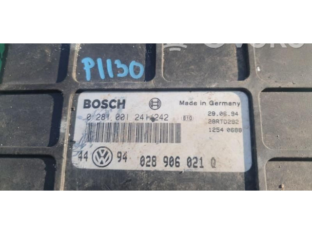 Блок управления двигателем Блок управления 0281001241, 028906021Q   Volkswagen Golf III