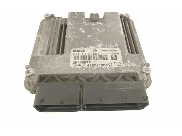 Блок управления двигателя 55198809, 0281011511   Alfa Romeo GTV