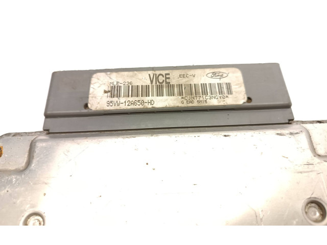 Блок управления двигателя 95VW12A650HD, F5AB14A624AA Ford Galaxy