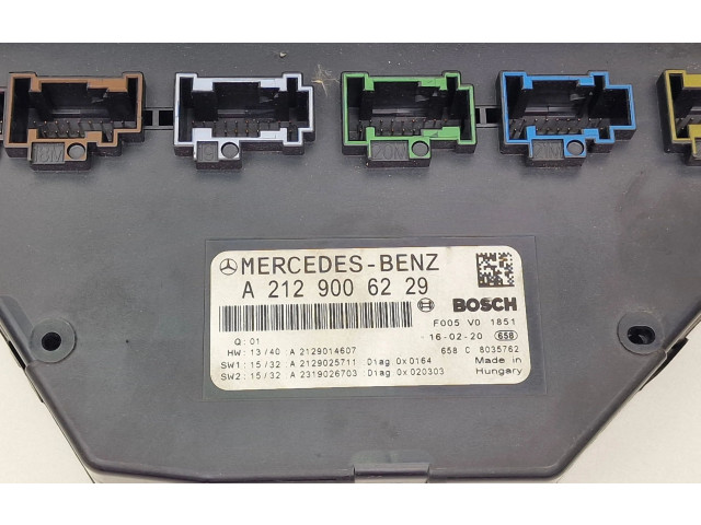 Pojistková skříňka A2129006229, A2129025711 Mercedes-Benz CLS C218 X218 2016