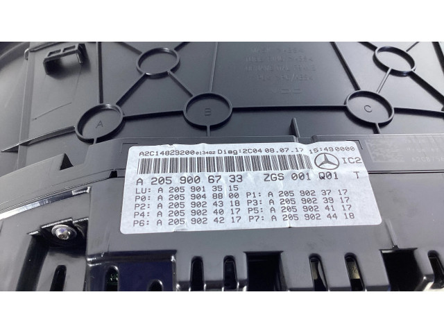 Přístrojová deska Mercedes-Benz GLC X253 C253 2016 A2059006733