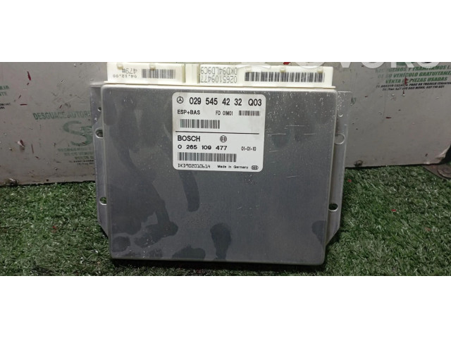 Блок управления АБС 0295454232 Mercedes-Benz A W168