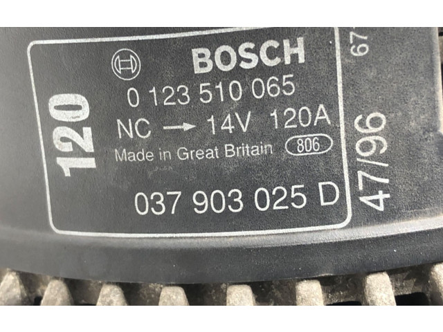 Генератор 037903025D   Audi A3 S3 8L      