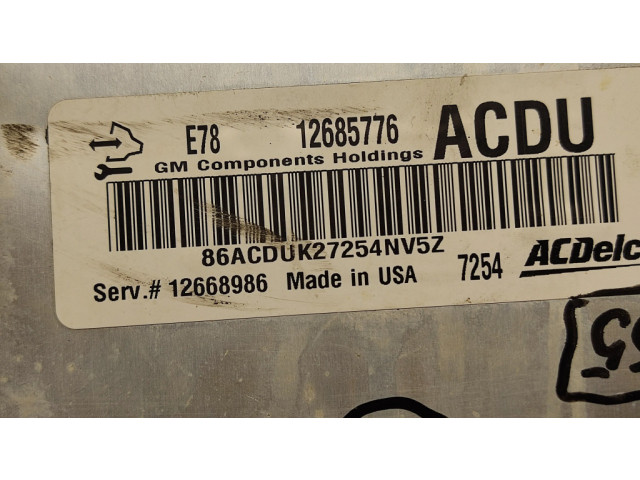 Řídící jednotka 12668986, 12685776   Buick Encore I 2018