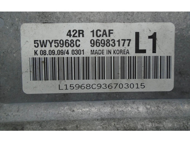 Блок управления двигателем Блок управления 5WY5968C Chevrolet Astra