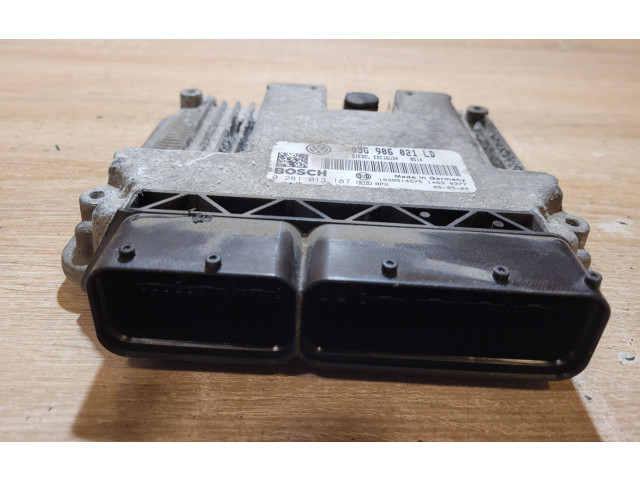 Блок управления двигателя 03G906021LD Skoda Octavia Mk2 (1Z)